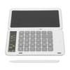 Calculator Writing Tablet 6.5in LCD Chargeable Portable Paperless Drawing Handwriting Board