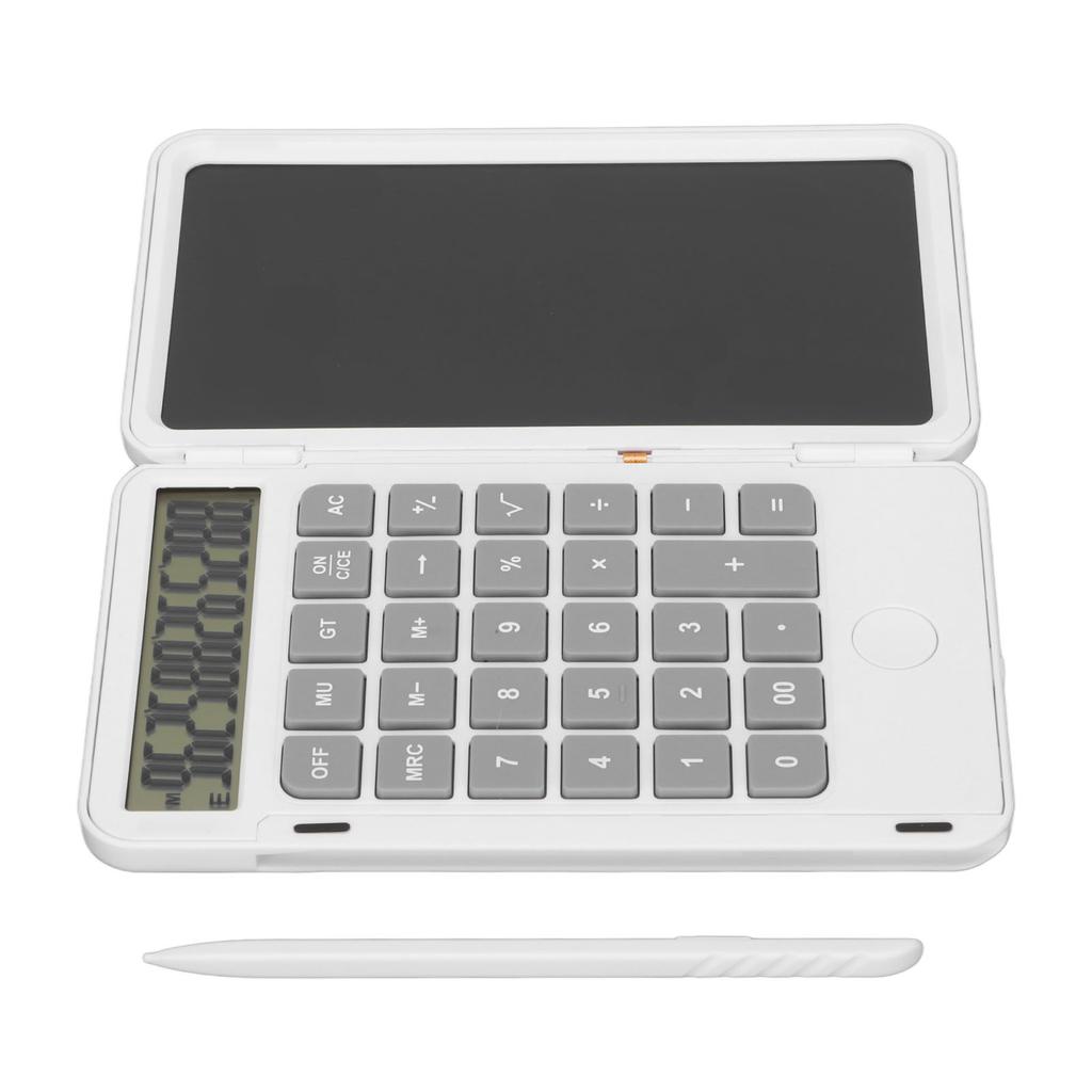 Calculator Writing Tablet 6.5in LCD Chargeable Portable Paperless Drawing Handwriting Board