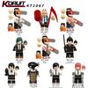 Kt1067 Anime Chainsaw Human Electric Times Machima Mosaic Building Block Figurine Toy Xp506-515