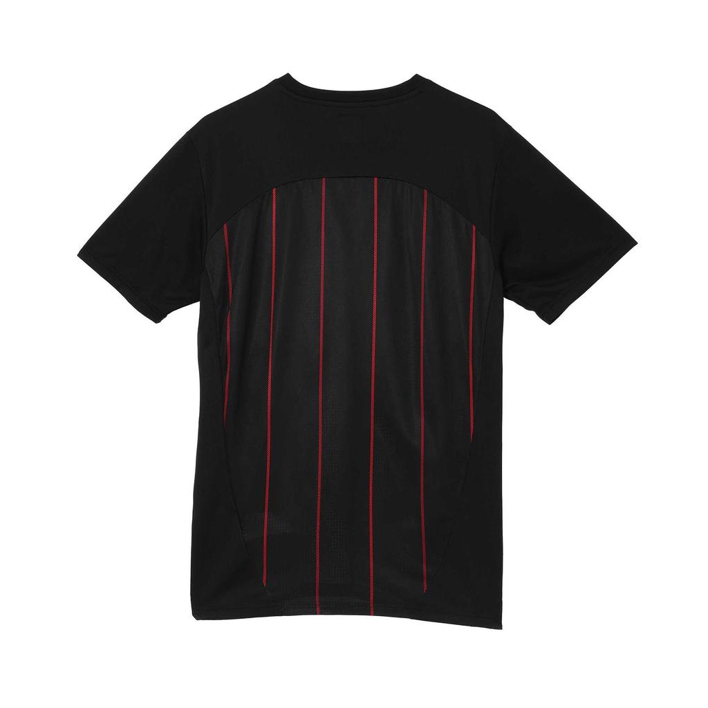 Puma Футболка X Acm 1899 Ac Milan Football, удобная, дышащая, с круглым вырезом, коротким рукавом, мужская, черная 779344-07