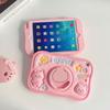 360 Rotating Cartoon Pig IPad 9 Case 10.2 Inch Shockproof Silicone Cover Mini 6