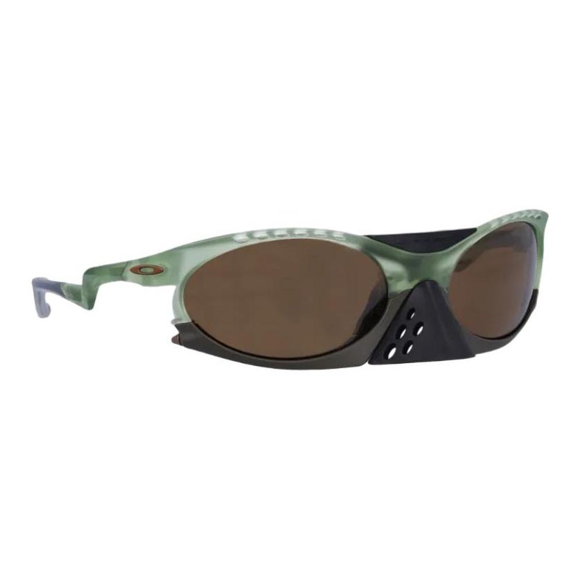 Oakley Логотип Солнцезащитные очки Cat Eye Мужские очки Зеленые 0OO943703