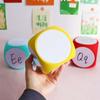 1Pc Dry Erase Block Write On Wipe Off Dry Erase Multipurpose Educational Dice Dry Erase Cube White Boards Dice Cube