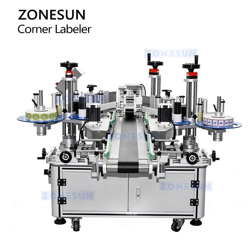 ZONESUN ZS-TB816 Double-Side Anti-Tamper Corner Seal Labeling Machine