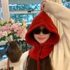 Thickened Knitted Neckerchief Windproof Pullover Cap Beanies Hat Winter Balaclavas Cap  Outdoor