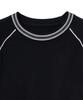 IRONYPORNO WHITELINE 86-Iroj361 Color Line Point Long Sleeve Knit Black