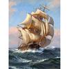 DIY 5D Diamond Painting Sailboat Diamond Embroidery Ship Cross Stitch Full Round Round Drill Mosaic Manual Art Gift Home Decor