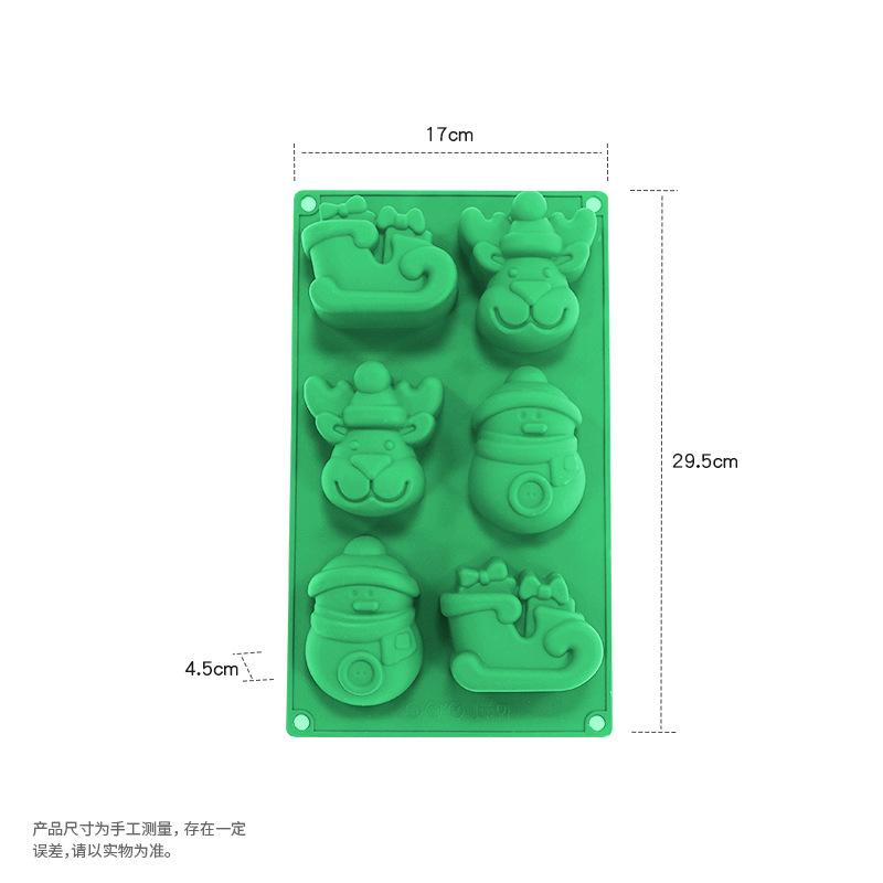 Рождественский пряничный человечек конфетная форма силиконовая форма для печенья шоколадная выпечка торт форма своими руками рождественская атмосфера ароматизированная свеча