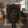 Dark Dragons  Print Flannel Blanket, High quality Comfortable for All Seasons, Home Decor, Warmth and Comfort