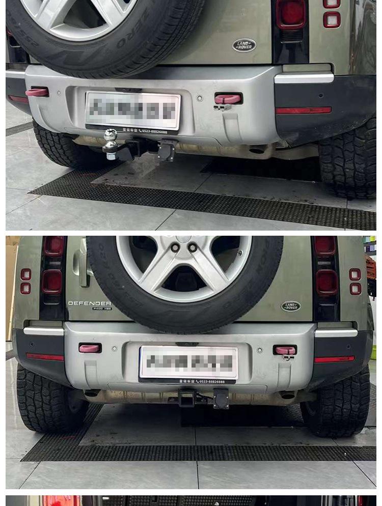 Land Rover Defender 90/110 Задний буксировочный крюк Траверса для прицепа