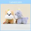 Delightful Dog Plush Keychain Super Soft Stuffed Animal Perfect For Gifts And Collectibles