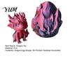 Fantasy Dragon Figurine Egg with Mini Toy, 3D Printed Miniature PLA Decor Figurine, Desktop Decoration for Home Office