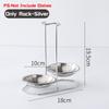 304 Stainless Steel Tableware Storage Shelf Single/Double Ladle Soup Spoon Rest Stand
