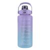 Water Bottle Time Marker 2L Extra Large Motivational Sport Bottle With Straw ARI