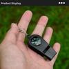ABS Material Emergency Safety Tool 2in1 Loud Sound Whistle High Quality Outdoor Survival Whistle