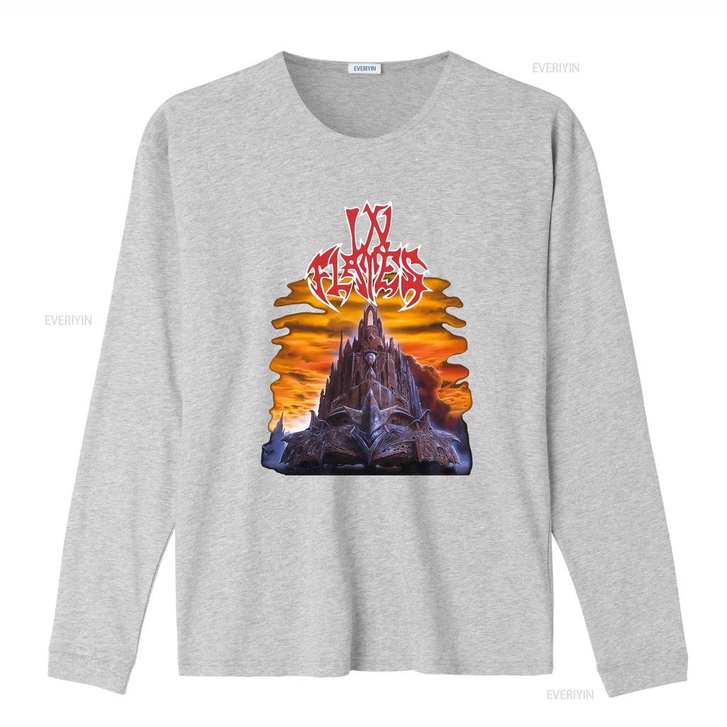 In Flames T Shirt The Jester Race Rock Concert Vintage Design Heavy Metal Band vintage Washed Versatile Slightly Unisex Soft