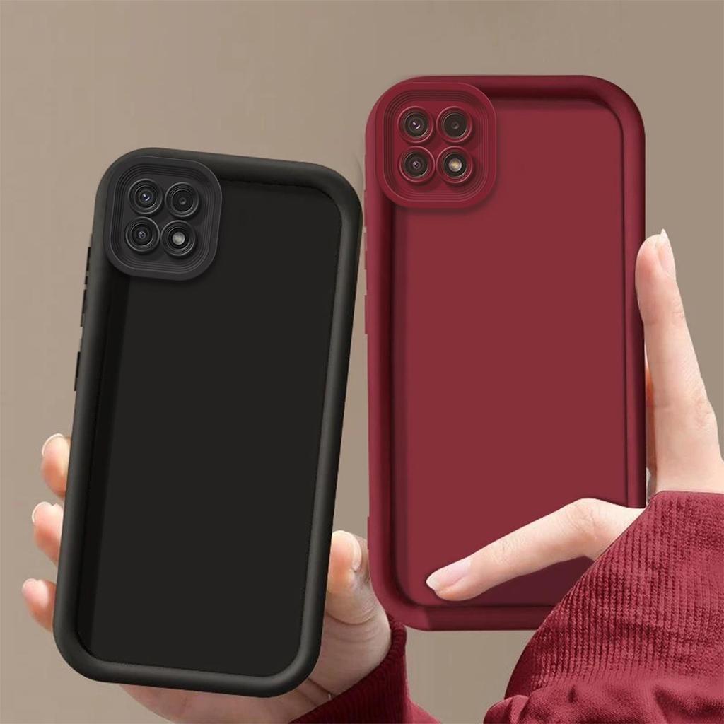 Тонкий чехол для телефона Samsung Galaxy A22s 5G, матовый, из мягкого ТПУ, защитный