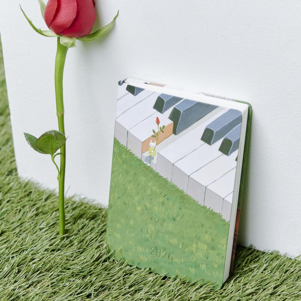 Hobonichi Techo 2026 HON Hiroko for Harmony Page Per Kubota/Waiting [A6/1 Day/January/Monday Start]