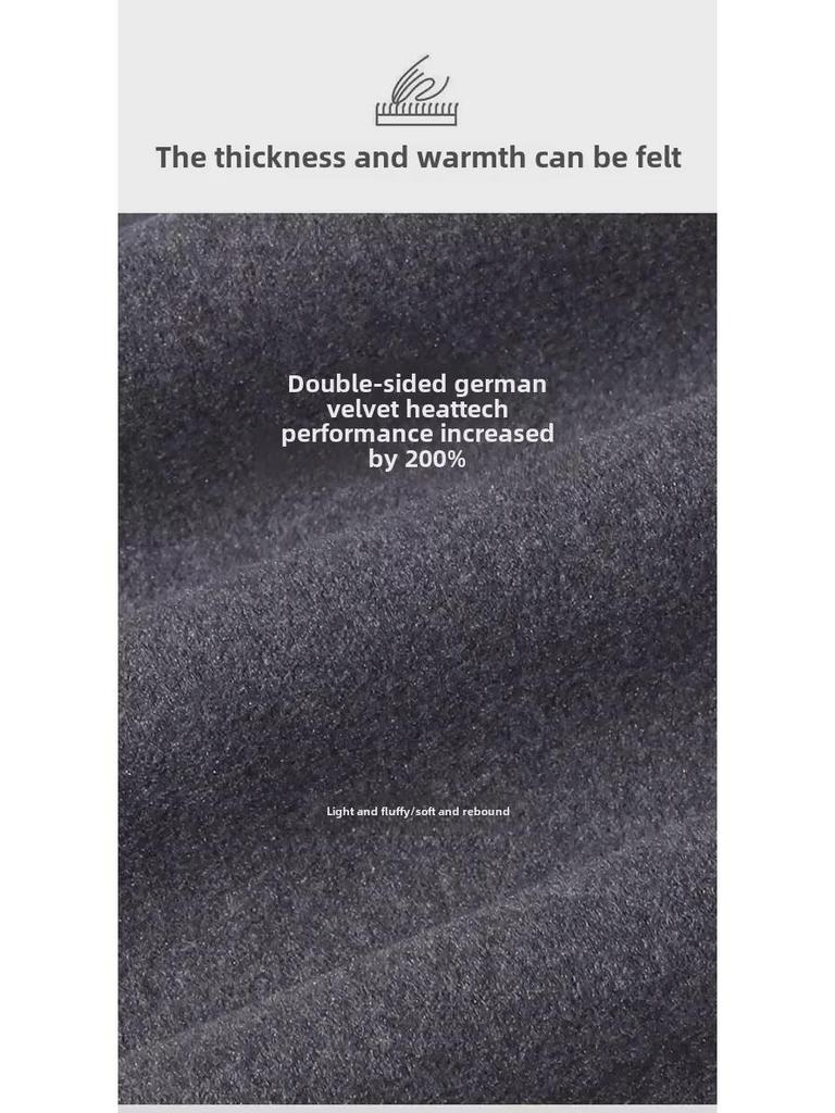 Men's Autumn/Winter Thick Thermal Bottoms - Versatile, Casual, Plus Velvet Cuffs