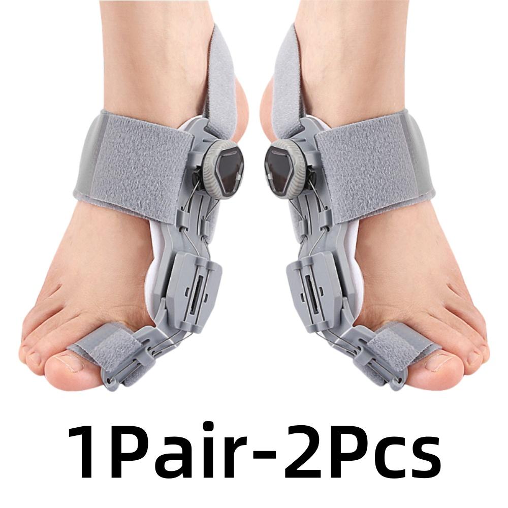 Toe Straightener Bunion Corrector Unisex Valgus Adjustable Toe Corrector Rotatable Separator Splint Braces for Left Right Foot