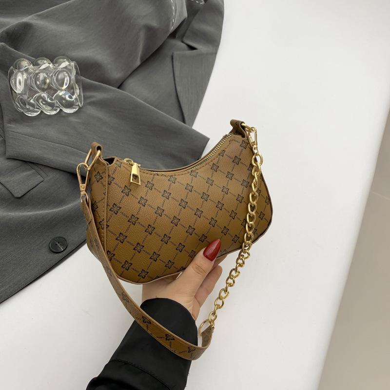 Simple Casual Underarm Bag Niche Design Small Bag Women's Bag 2024 New Trend Fashion Retro Shoulder Bag