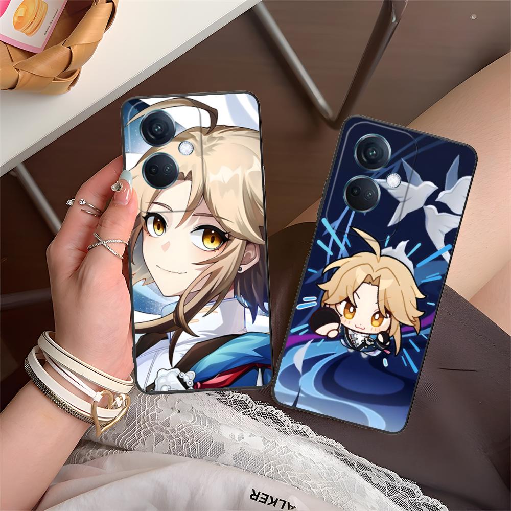 HSR Yanqing Matte TPU Mobile Phone Case for OPPO Find X9 X8 X7 X6 X5 X3 X2 Plus s Pro Ultra Lite Colorful Printing Cover