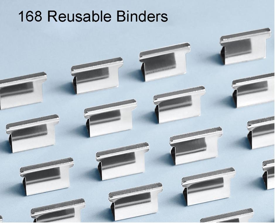 Металлический зажим Xiaomi, ручная машинка для стрижки бумаги с фиксацией заправки, органайзер, степлер, многоразовый зажим для переплета документов