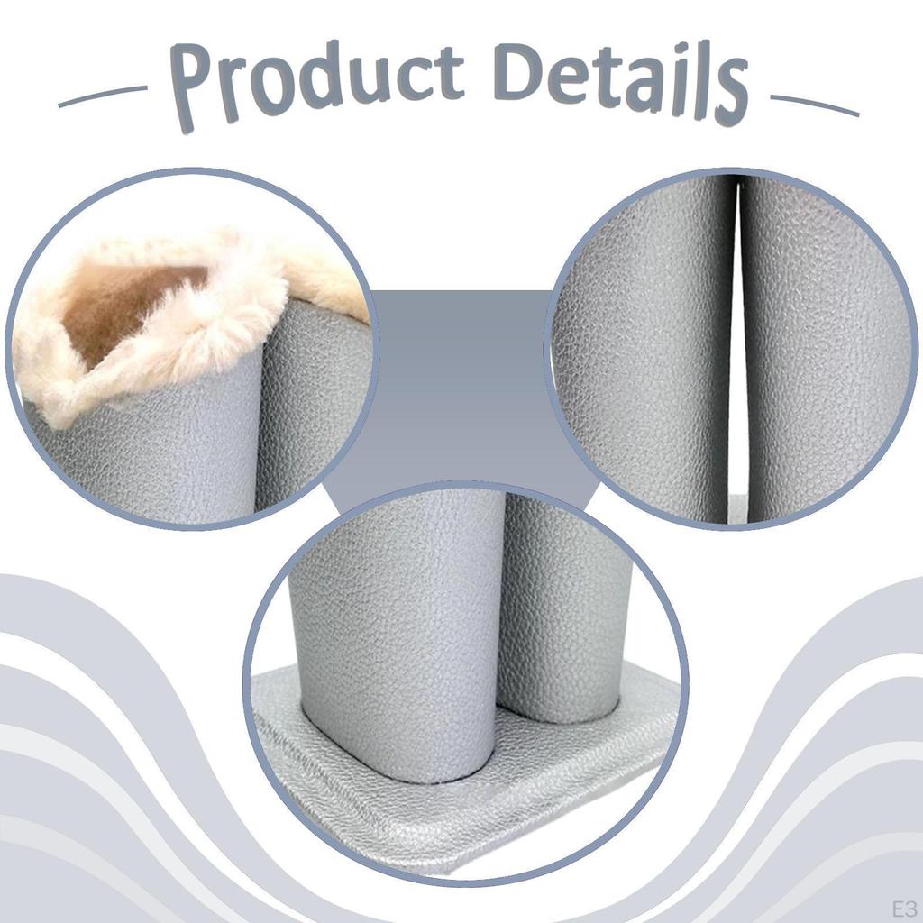 Держатель для очков с подкладкой Футляр для очков Двухголовый Мягкая подкладка Стенд для демонстрации для офиса дома