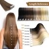 Человеческие волосы, прямые наращивание волос из искусственной кожи, 2,5 г/шт., 25 г/упак. 45/50/55/60 см