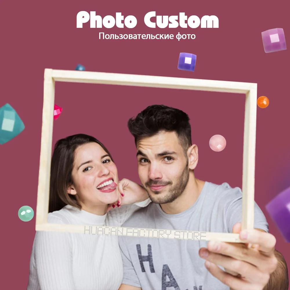 Фото Индивидуальная Алмазная Картина Фото Индивидуализация Ваших Собственных Наборов Картины Полные Круглые Стразы 5D Diamond Persona