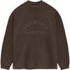 Essentials Heavy Long-Sleeve Tee Heather Wood Unisex Tops Brown 125SU242012F