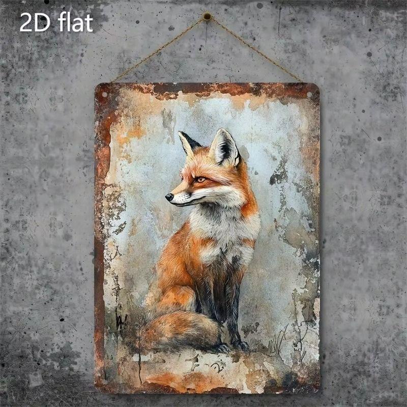 Ретро Металлическая Табличка с Именем, Настенный Декор 20x30 см