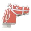 HERMES   Scarf Ring Silver/Orange Women