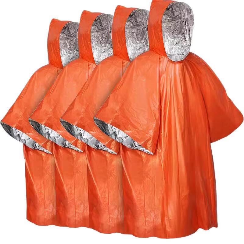 Outdoor Emergency Thermal Blanket & Poncho