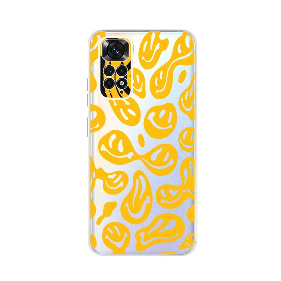 For Xiaomi Redmi Note 11 4G Case Redmi Note 11S Soft Silicone Stylish Painted Cover Case For Xiaomi Redmi 11 11S Note11 S Bumper