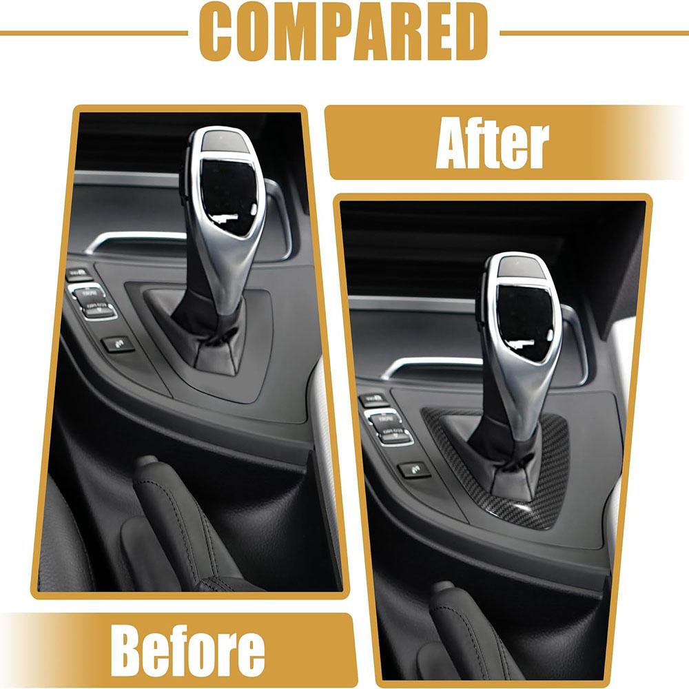 1x крышка панели переключения передач из углеродного волокна для BMW F20 F22 F30 F32 F34 F36