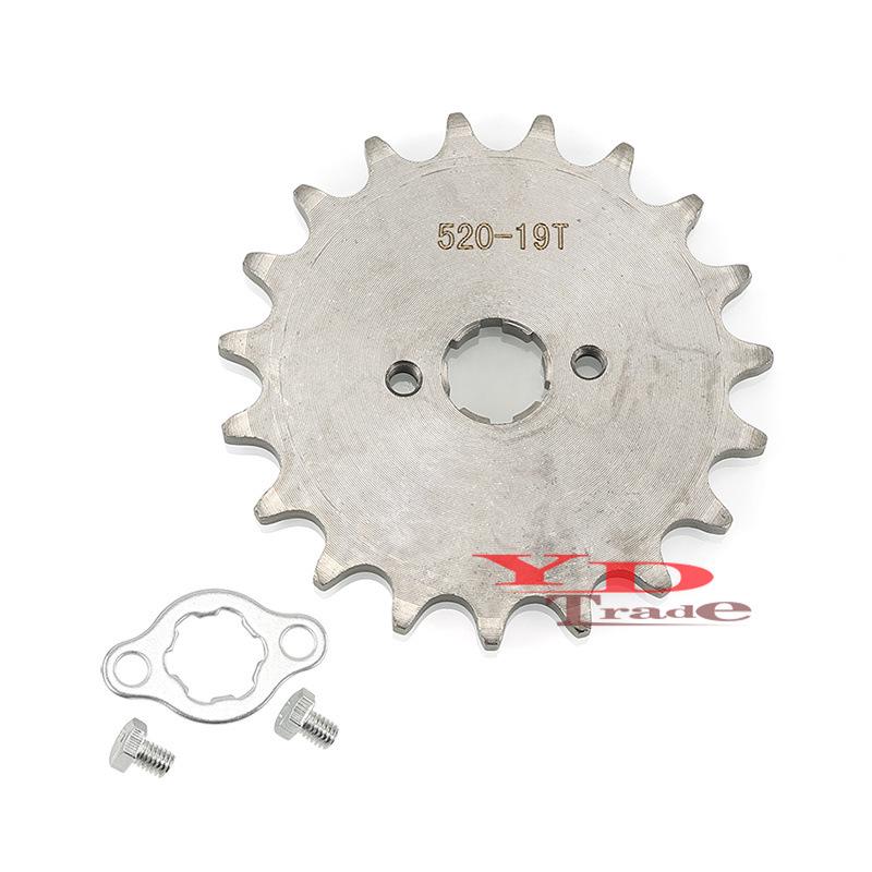 ATV Beach Car Off-Road Motorcycle Gear Sprocket 520 Цепь (10-22Т)