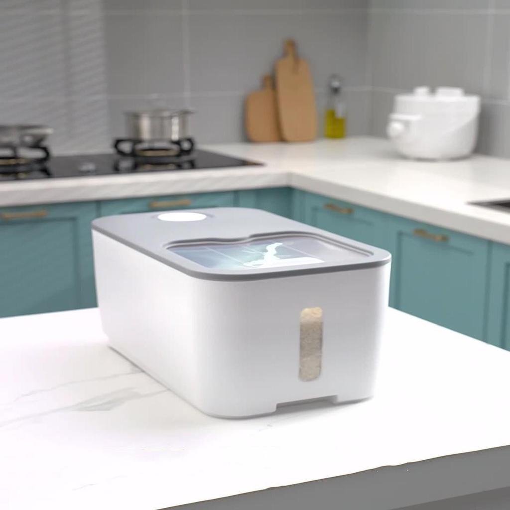 Тип ведра со сдвижной крышкой, герметичный резервуар для хранения муки, бытовой, защищенный от насекомых и влагозащищенный ящик для хранения риса