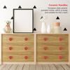 8pcs Single Hole Drawer Door Pulls Pumpkin Design Cabinet Pull Handles Pumpkin Shape Knobs  Drawer