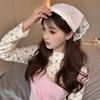 Retro Lace  Headband Print Hair Scarf  Triangle Headscarf  Hair Bands for Womens Girl Fashion Sweet Kerchief