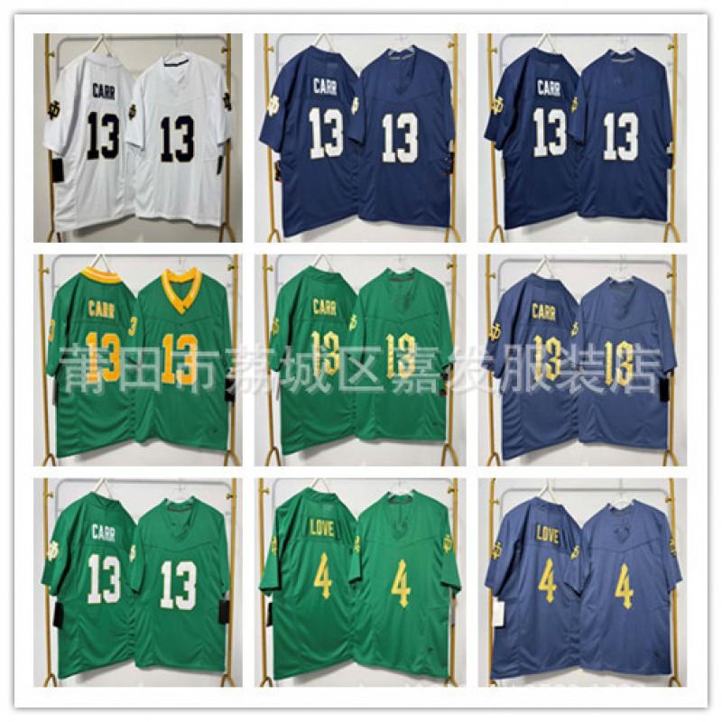 Mens Cotton Embroidered College Football Jersey Notre Dame Fighting Irish Iowa Hawkeyes Fans