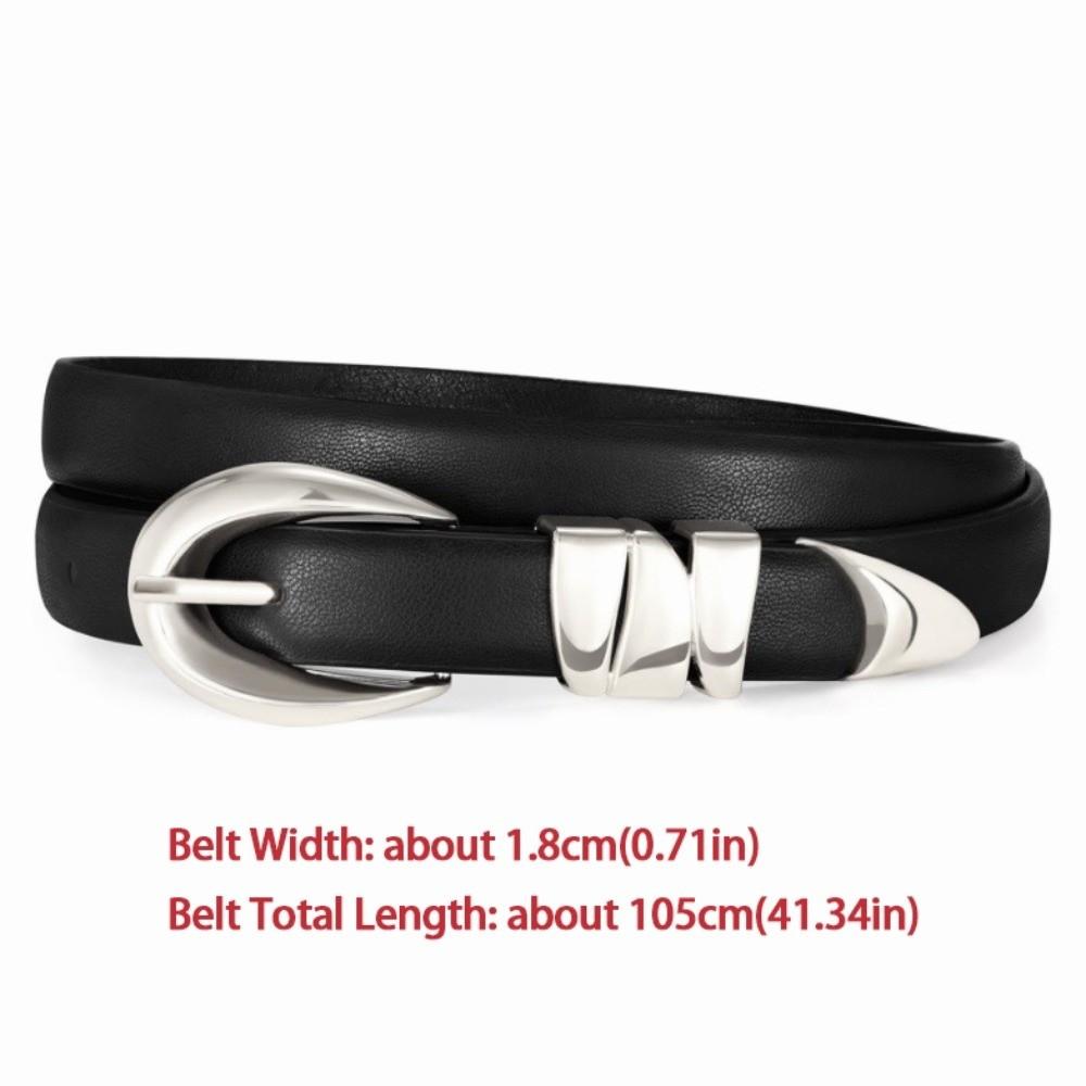PU Leather Waistband Simple Waist Belts Casual Waist Strap Women