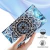 Кожаная книжка-чехол для iphone 12 Pro Max 12 Pro 12 Mini 12 11 Pro Max 11 Pro 11 Кошелек с принтом Цветок Бабочка Чехол для телефона