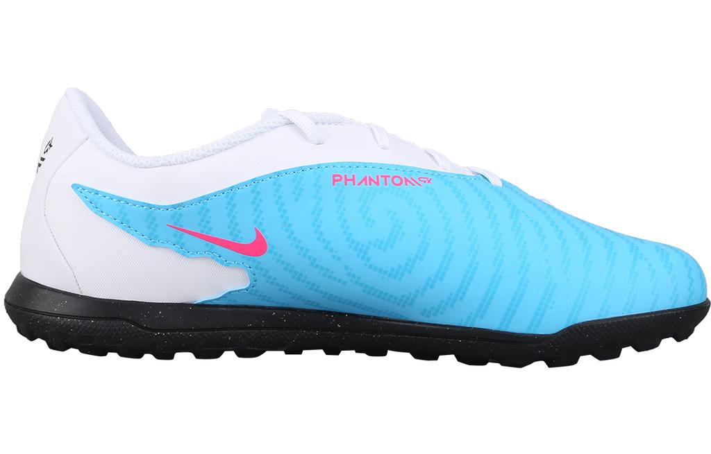 Nike Футбольные бутсы Phantom GX Academy CLUB TF для искусственного покрытия, удобные, с круглым носком, низкие, морская синь, детские DD9567-446