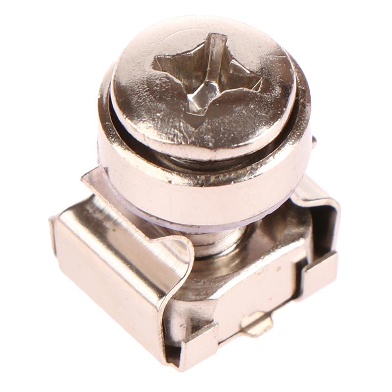 10 шт. M6 X 16 мм гайки-клетки для монтажа в стойку, винты и шайбы для серверного шкафа для монтажа в стойку, полок для серверов для монтажа в стойку, маршрутизаторов