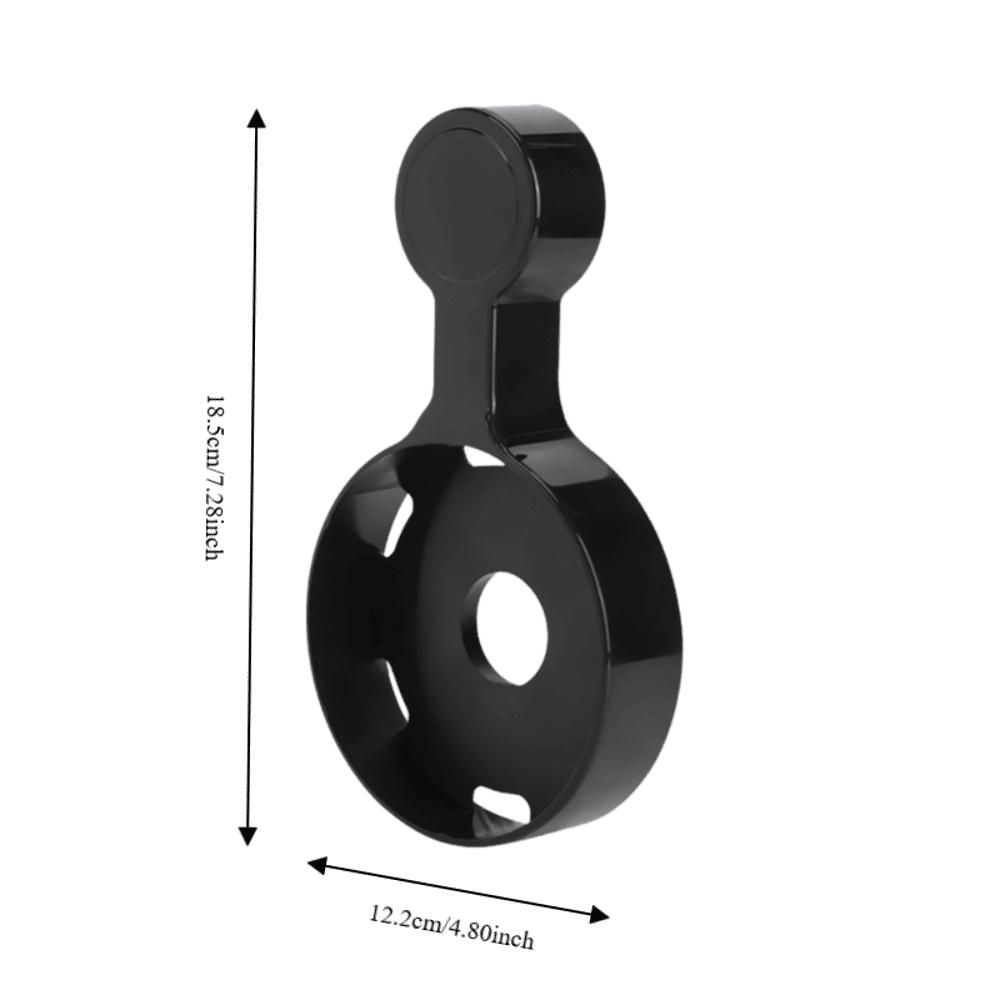 Plastic Wall Mount Bracket 4.8x7.28 in Socket Outlet Holder Smart Speaker Accessories