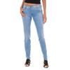 Women's 70DBF0518 Stretch Distressed Long Denim Trousers