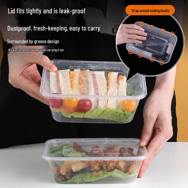 Rectangular Disposable Food Container
