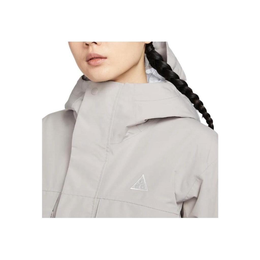 Nike Storm-FIT ACg Series Skull Peak Primaloft Logo Solid Универсальная ветрозащитная водоотталкивающая куртка Женская куртка FV7328-009