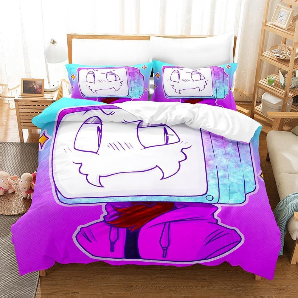3D Принт Аниме Pyrocynical Постельное Белье Односпальный Полуторный Двуспальный Кинг-сайз Комплект Постельного Белья Взрослый Детский Спальня Комплект Пододеяльника Домашний Текстиль
